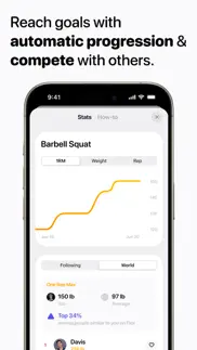 flex fitness workout tracker iphone screenshot 2