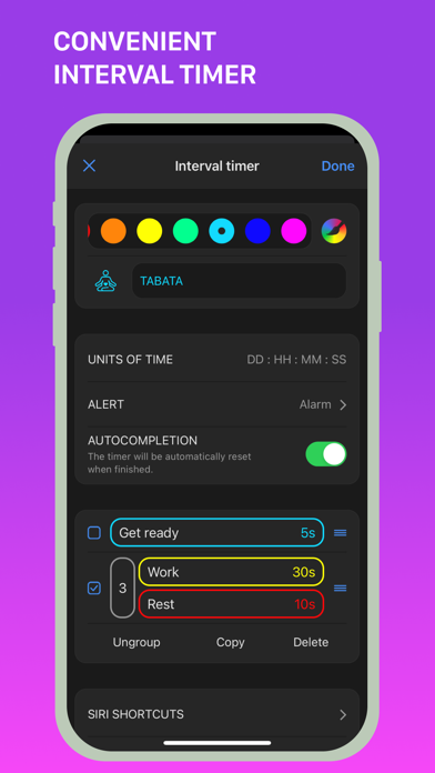 MultiTimer: Multiple timers Screenshot