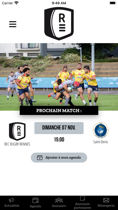 Rennes Rugby Business Club Screenshot
