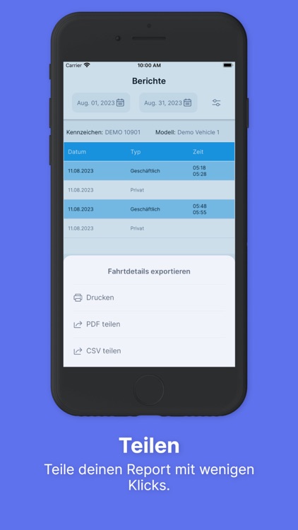 AutoLogg Fahrtenbuch 2.0 screenshot-6