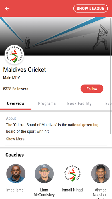 Cricket Board of Maldives Screenshot