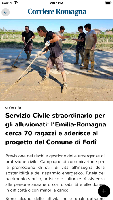 Corriere Romagna Digital Screenshot