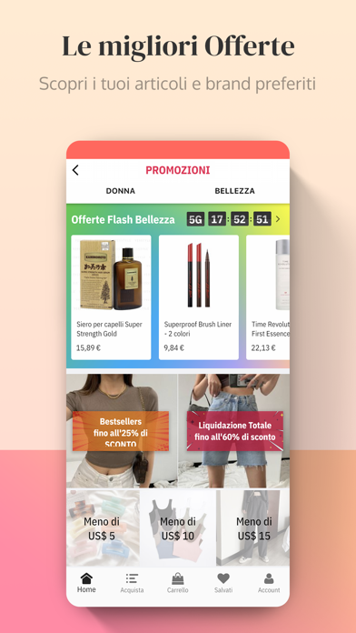 YesStyle Schermata dell'app
