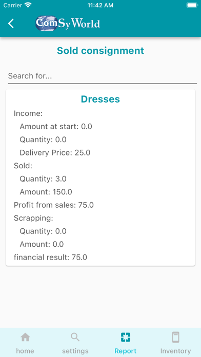 Pocket Stockroom Screenshot