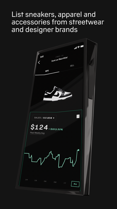 alias: sell sneakers + apparel Screenshot