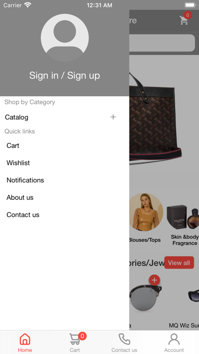Susu's apparel store Screenshot