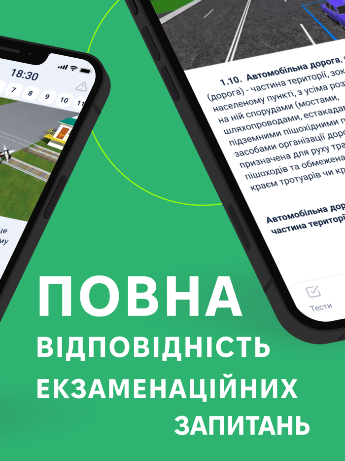 Офіційні тести з ПДР України