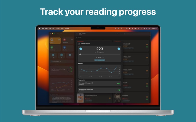 Book Tracker - Reading list Screenshot