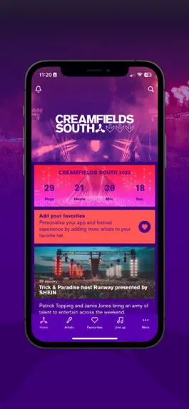 Game screenshot Creamfields apk