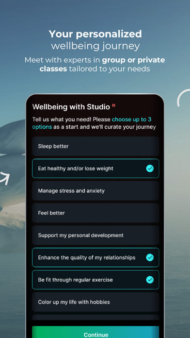 Studio+ Discover Live Courses Screenshot