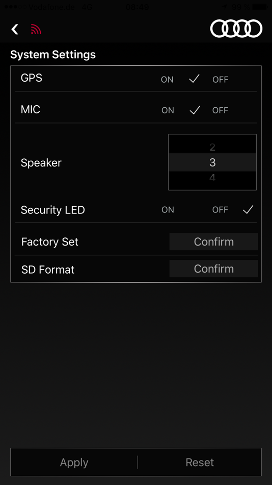 #2. Universal Traffic Recorder (iOS) Podle: AUDI AG