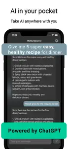 Talk to AI - ThinkAssist screenshot #1 for iPhone