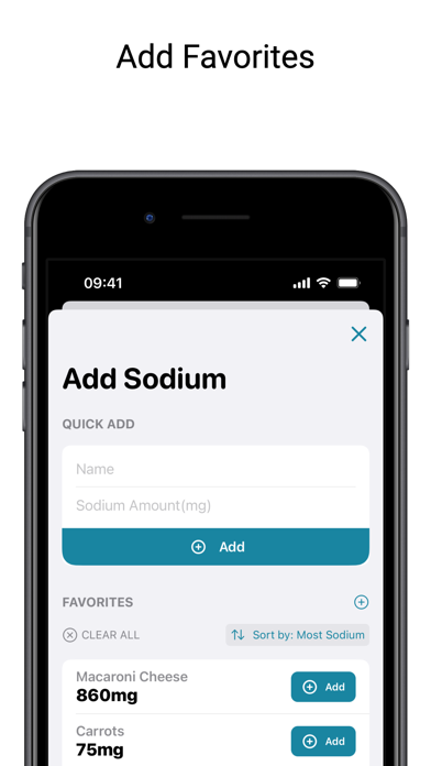 Sodium Tracker & Counter Screenshot