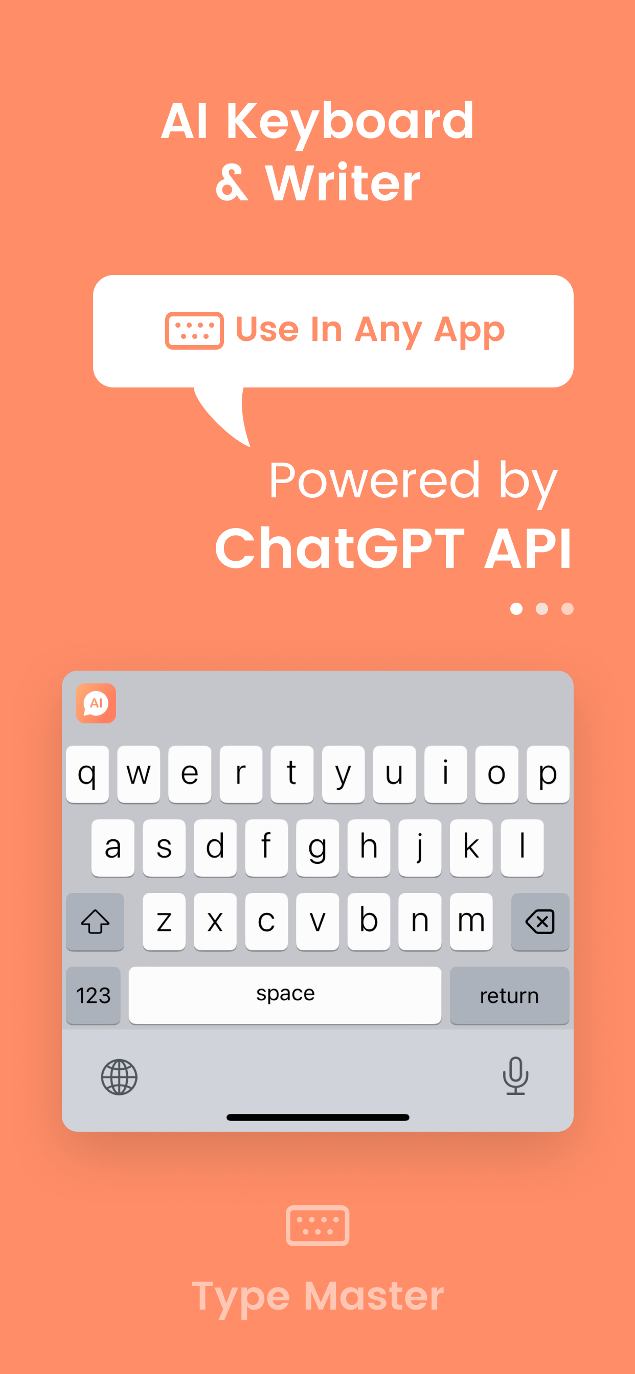 TypeMaster - AI Keyboard