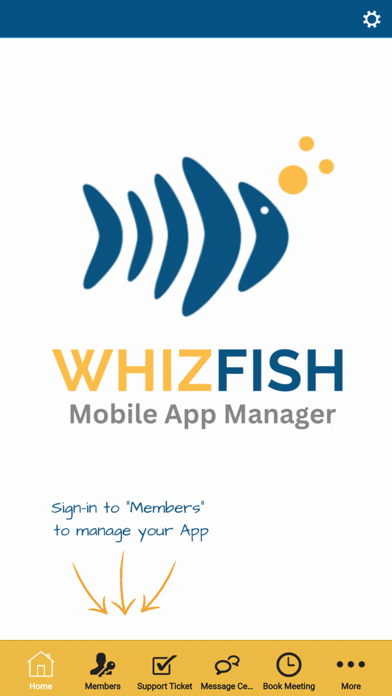 WhizFish Mobile App Manager Screenshot