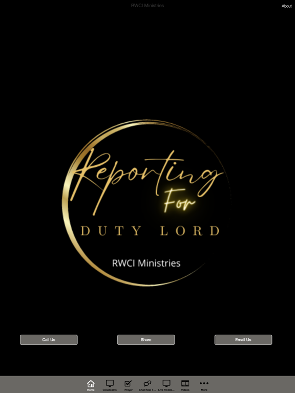 RWCI Ministries iPad screenshot 1 - Social Networking app