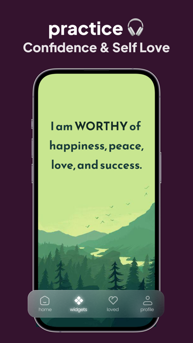 Worthy: Positive Affirmation Screenshot