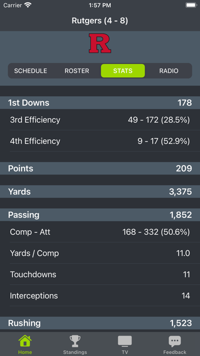New Brunswick Football Screenshot