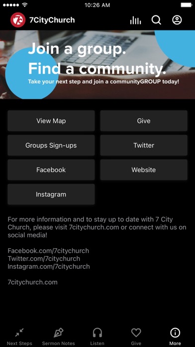 7 City Church - Texas Screenshot