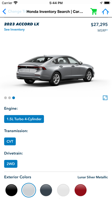 Honda Accord Screenshot