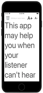 TextWriter for impaired people screenshot #2 for iPhone