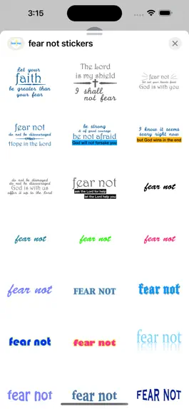 Game screenshot fear not stickers hack