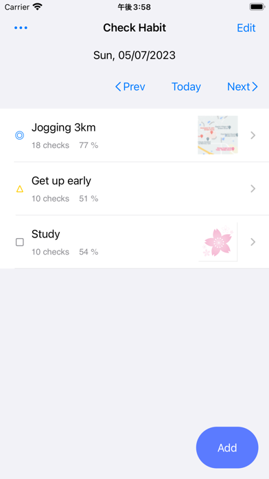 Screenshot #1 pour Check Habit