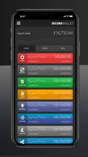 ecomi secure wallet iphone screenshot 2