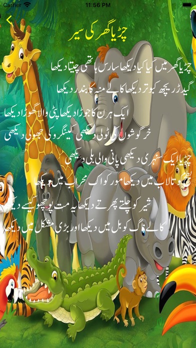 Urdu Rhymes Poem Screenshot