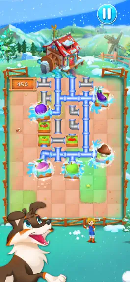 Game screenshot Happy farm : make water pipes hack