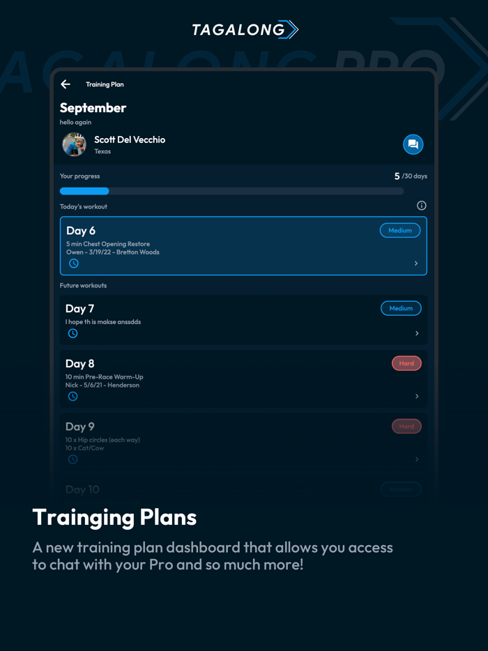 TAGALONG for Athletes