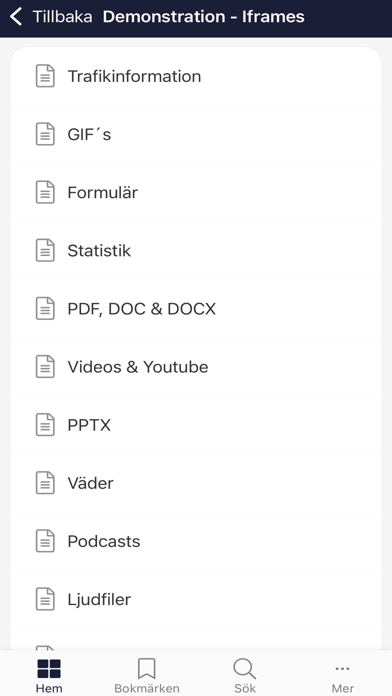 Infosynk Showroom Screenshot