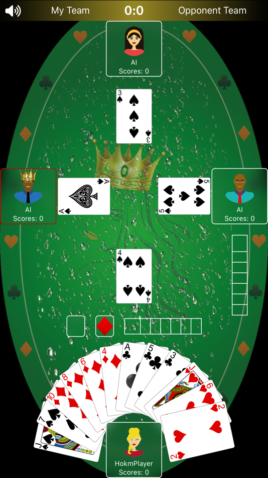 #1. Hokm حکم – Multiplayer Game (iOS) By: Nima Gholamweisi