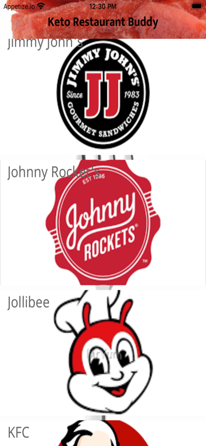Keto Restaurant Buddy