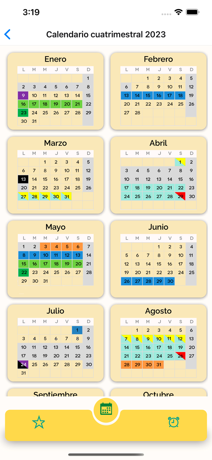 Calendario Académico UG