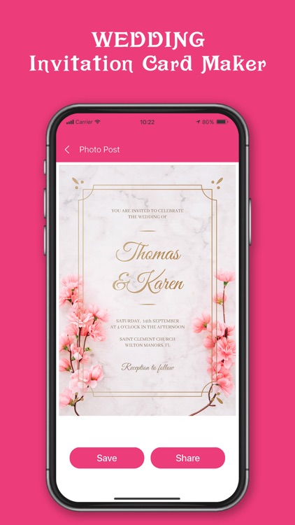 Invitation Card Maker Design