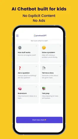 Game screenshot PinwheelGPT: Kid’s AI Chat mod apk