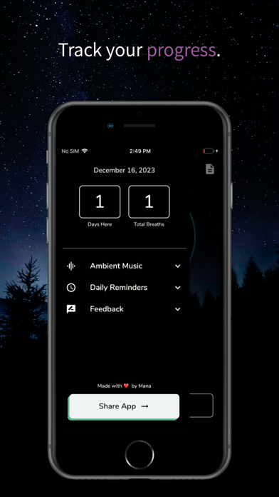 Mana Verse: Breath Practices Screenshot