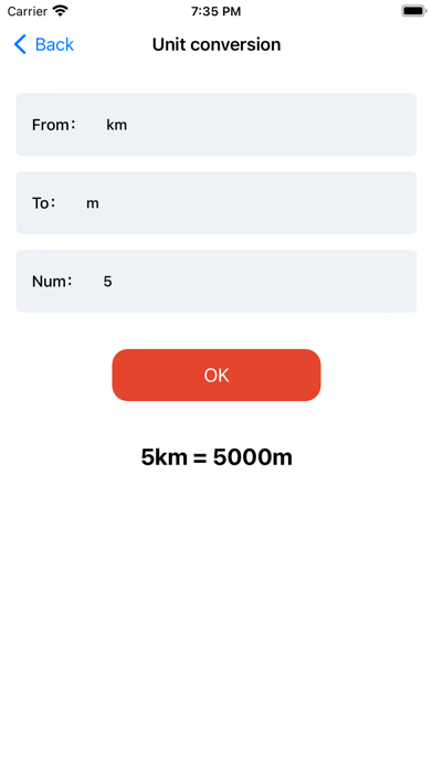 Unit conversion-Very simple Screenshot