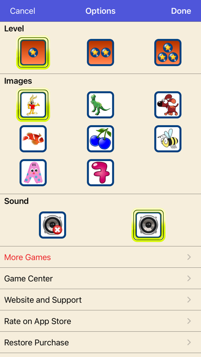 Memory Games with Animals Screenshot