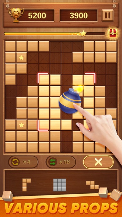 Block Puzzle Wood Blast Screenshot