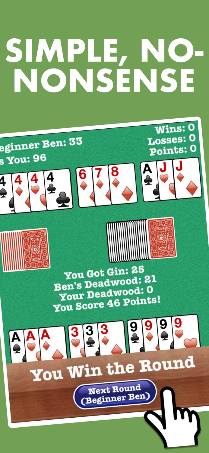 Gin Rummy • Fun and Stress Free