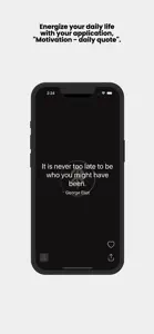 Motivation - quote pulse screenshot #1 for iPhone