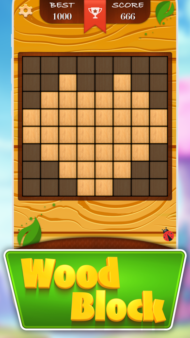 Wood Block : Fun Block Puzzle Screenshot