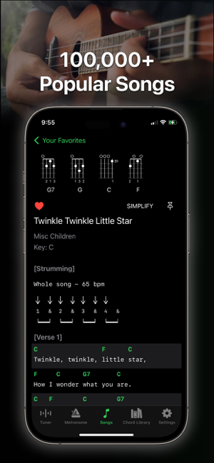 ‎Uke Tuner: Song Chord Ukulele Screenshot