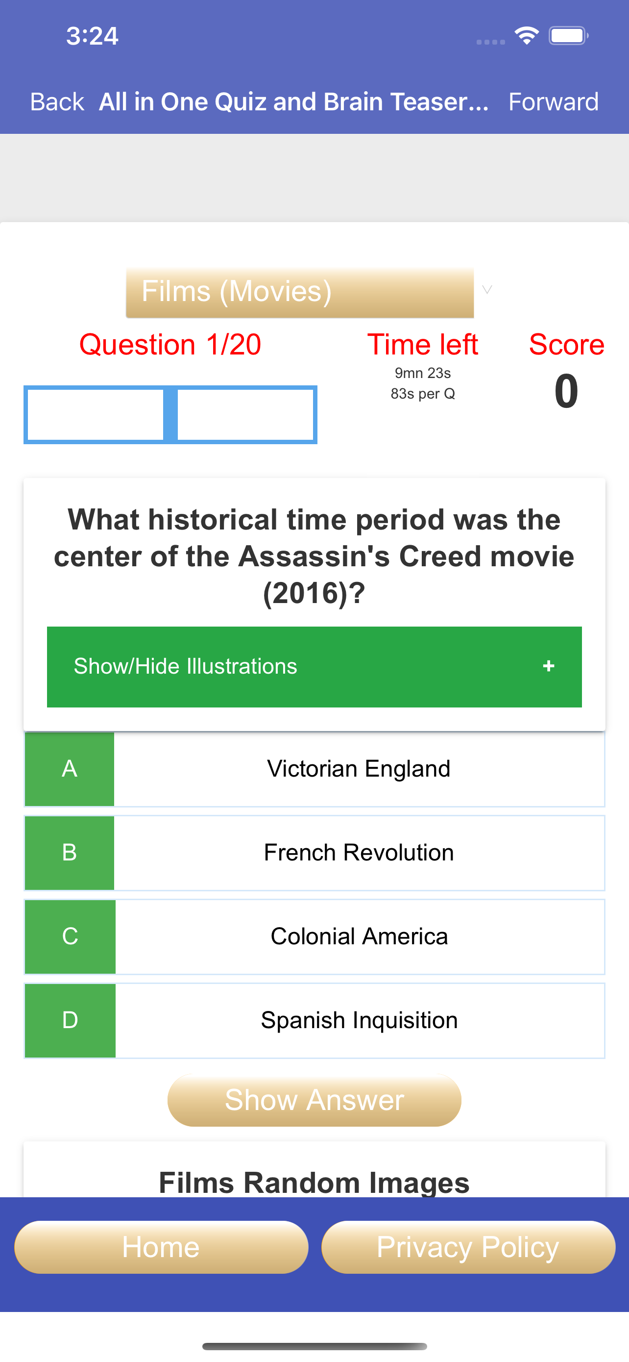 All Subjects Quiz Brain Teaser