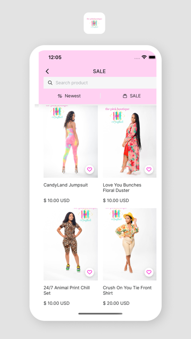 The Pink Boutique Shop Screenshot