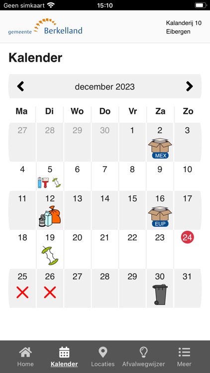 Inzamelkalender Berkelland