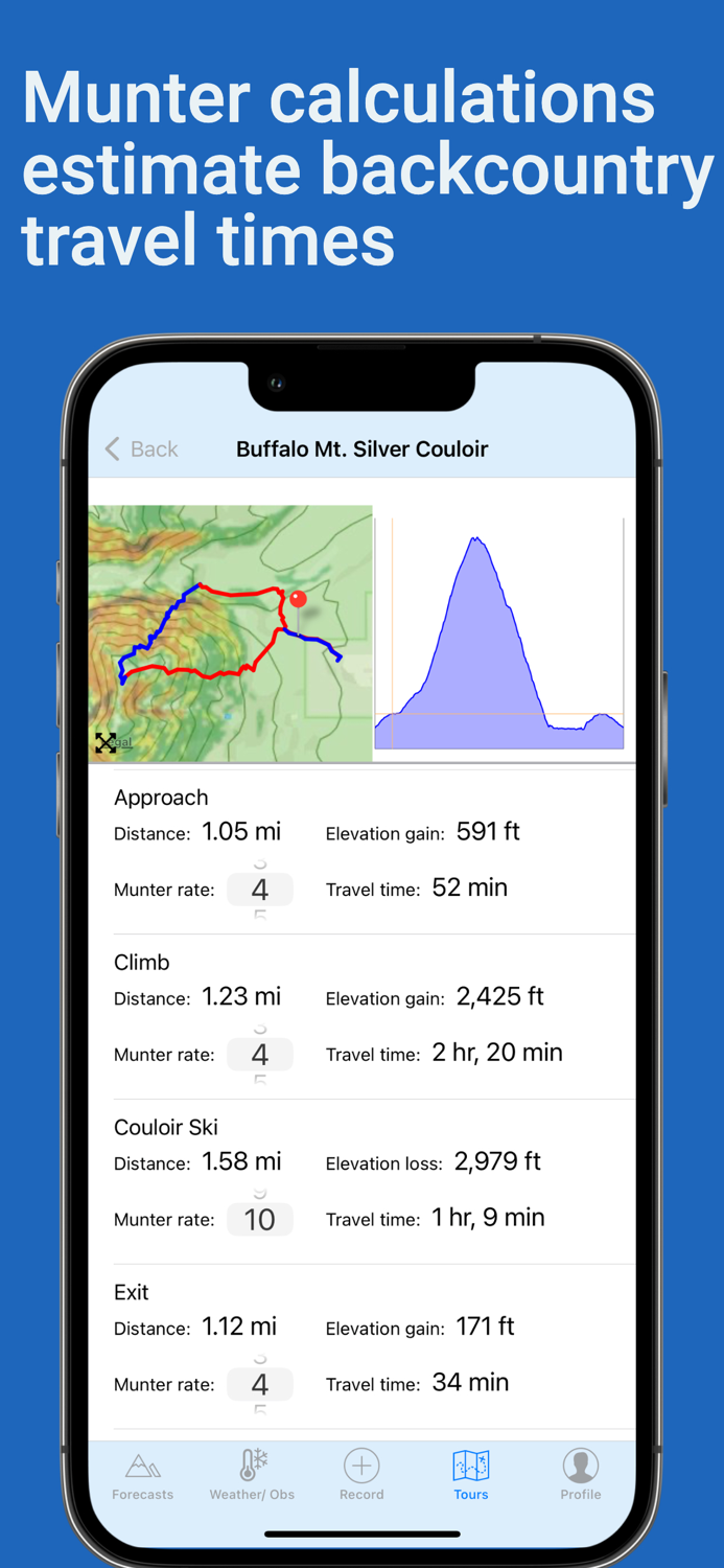 Backcountry Ski - Beta App