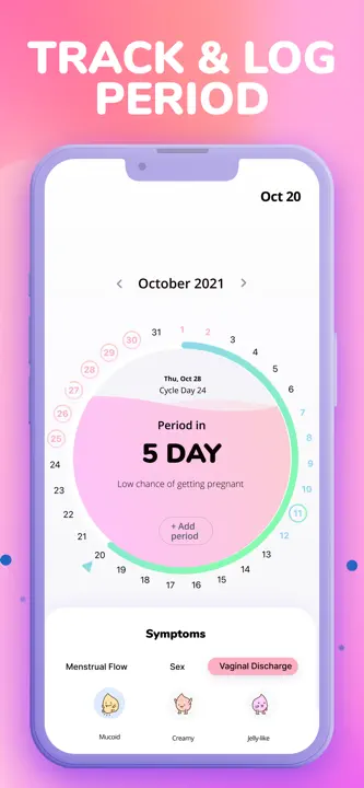 Period Tracker ⋆: скриншот 2 из 3